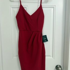 Lulu's Chic Red Mini Dress